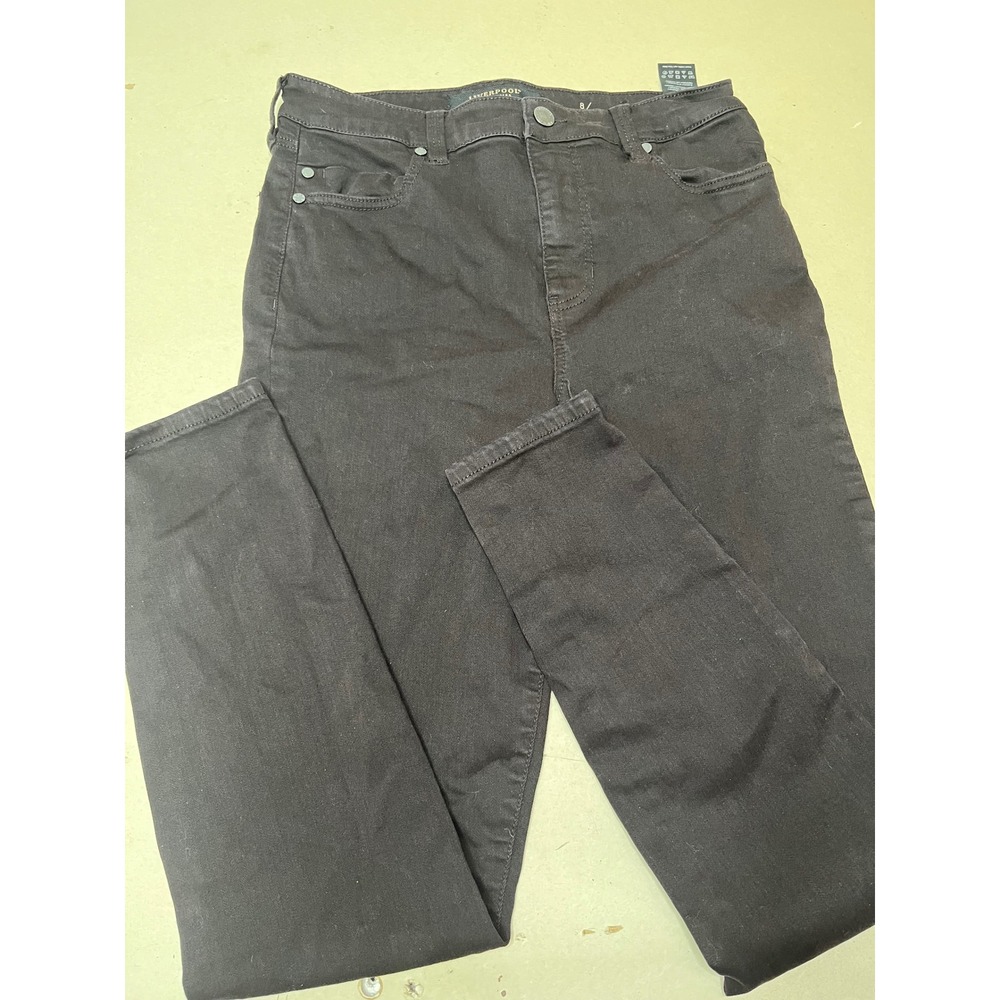 Liverpool High Rise Ankle Skinny Jeans Molasses Brown Size 8/29 LM2100F81